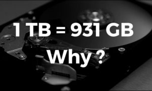 Read more about the article Why 1 TB HDD shows 931 GB only. Reason & Solution.